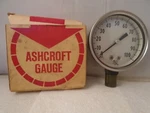 Ashcroft Gauge 21/2 In. 1009KG 1/4 L.c. Steam Punk (nos). Fixed Price $14.38.