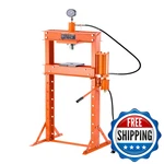 Vevor Hydraulic Shop Press 20 H-frame Pneumatic Plate Stable. Fixed Price $912.84.
