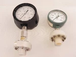 Wika Pressure Gauge W/ Diaphragm 0-1400 Kpa (lot Of 2). Fixed Price $145.89.