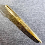 Parker 75 Gold Ballpoint Pen Vintage French Made Elegant Etched Brass. Fixed Price $150.07.