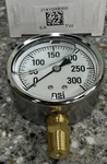 Pressure Gauge 0-300 Liquid 2-1/2" Dial Casing 2141GXB300 Valley Industries. Fixed Price $19.99.