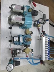Wilkerson Pneumatic Regulator/lubricator Assembly W/elec Valve & 30 Port Block. Fixed Price $150.00.