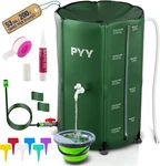 Rain Water Collection Barrel - 53 Gallon Green Large Storage Tank With Spi. Fixed Price $92.65.