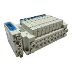 Smc Station Manifold W/ 8X SY5201-5U1 Solenoid Valves And EX260-SMJ1 Cc-link. Fixed Price $79.42.