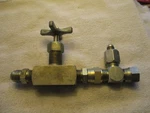 Pneu-trol High Pressure Needle Valve With Extra Fitting Pn# S450-SG1. Fixed Price $15.00.