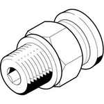 3PC Festo Corporation QB-1/4-1/4-U-M Push-in Connector, Port Npt 1/4-18. Fixed Price $19.91.