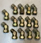 Of Eaton Aeroquip 45 Degree Elbow X Female Fittings 12 (14 Qty). Fixed Price $94.99.