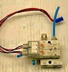 Smc Block *Z-4472 SS3YJ3-S42-02-M5F-Q W/2X SYJ314M-5LOU-Q Valves. Fixed Price $26.24.