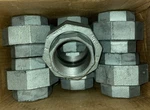 Box Of 12 - Asc Anvil 2" Lf Union Pipe Fitting Galvanized Malleable 150#. Fixed Price $199.99.