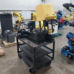Parker Phastkrimp 89C-PWR-1 Hydraulic Hose Crimper 230 1PH W/ Saw & Cart. Fixed Price $6812.00.