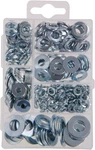 Hillman 591521 Small Flat And Lock Washer Assortment, 270-PACK Zinc. Fixed Price $14.95.