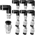12 Pcs Push To Connect Fittings 1/4 Inch Tube Od X 1/8 Npt Air Line. Fixed Price $12.01.