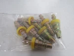 Parker A8CP Discolored Steel Nipple W/push-lok Hose Barb 1/4" Lot Of 7 Nop. Fixed Price $49.95.