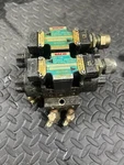 (2) Nachi SL-GG1-05-GR-C1-10 Hydraulic Directional Valve. Fixed Price $59.99.