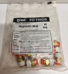 Lot Of 10 New In Bag! Smc 1/4" Tube X Npt Male Connectors KQ2H07-35S. Fixed Price $20.95.