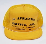 Ag Spraying Service, Inc. Mesh Trucker Farmer Snap Back Screen Printed Hat Rare. Fixed Price $14.99.