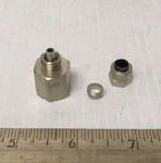 Parker-hannifin Brass Pipe To Tube Straight Adapter Fitting P/n: 66P-4-4/60PB-4. Fixed Price $24.99.