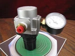 Smc AR30-N03-Z Regulator 7-125 Psi With 160 Gauge & 1/4 Quick Connects. Fixed Price $25.00.