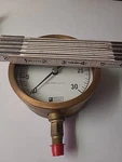 Weksler BA1 45-0/300 Vintage Phosphor Bronze Heavy 5" Dia Gauge Usa. Fixed Price $55.00.