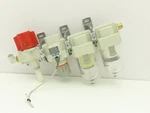 Smc Pneumatic Air Filter Regulator Relief Lubricator Pressure Switch Assembly. Fixed Price $199.99.
