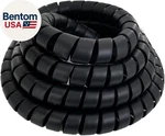 Spiral Wrap Hose Cable Protector 1.58" Od X 12' Pre-cut Lengths-safe. Fixed Price $49.00.