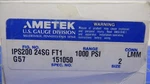 Ametek IPS-200-24SG FT1 Gauge 0-1000PSI, 1/4" Vcr, .5A, 28V, SIZE-2'', Nib. Fixed Price $42.50.