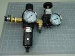 Dematic 0430090158 05E12A13AB Air Pressure Regulator & Filter T150838. Fixed Price $50.00.