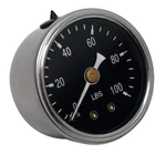 100 Psi Black Face Oil Pressure Gage For Harley Panhead Shovelhead. Fixed Price $16.95.