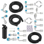 Universal A/c Air Conditioning Hoses R-ring Fittings & Drier Kit R134A. Fixed Price $80.49.