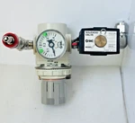 Smc ARP30-02BG Pressure Regulator With Solenoid Valve VX2230J DC24V 0.35MPA. Fixed Price $110.48.