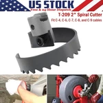 63025 T-209 2" Spiral Cutter For Ridgid K-50 K-400 K-3800 Drum/sectional Machine. Fixed Price $22.99.