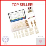 Glarks 400PCS 6.3MM 1 2 8 9 Pin Electrical Automotive Wire Connector Male. Fixed Price $26.09.