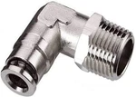 Utah Pneumatic Push To Connect Air Fittings 1/4" Od 1/8" Npt Elbow Nickel-plated. Fixed Price $16.99.