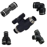 Utah Pneumatic 5PACK Push To Connect Air Fittings Valve Kit Straight Union. Fixed Price $19.99.
