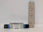 Festo MVH-5/3G-1/4-B Solenoid Valve & MSV-3 119807 Top Clamp Coil, 20.4VDC, 2.5W. Fixed Price $34.99.