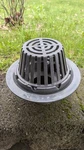 Canplas 4" Hub Pvc Roof Drain 3554 W/ Dome/guard/ No Box. Fixed Price $75.00.