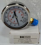 New Weiss LF251-100-4L Lower Npt Pressure Gauge Nib ***make Offer***. Fixed Price $26.49.
