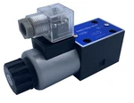 Hydraulic Electric Valve D03 (NG6) 21GPM 4560PSI 110VAC 12VDC 24VDC 2-POSITION. Fixed Price $119.00.