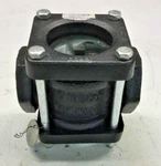 Fischer & Porter 10E1205A 2" Npt Flapper Sight Flow Indicator. Fixed Price $243.71.