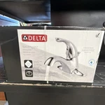 Delta 520-PPU-DST Chrome Bathroom Sink Faucet Diamond Seal Tech Lever Centerset. Fixed Price $85.50.