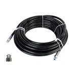 Schieffer 1/4" X 50' 4400 Psi Thermoplastic Sewer Jetter Hose & 4.5 Nozzle. Fixed Price $71.99.