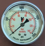 Valley Industries 2240GXB2000 Series Industrial Gauge 0-2000 Psi. Fixed Price $35.50.