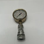 Lenz 0-3000 Psi Filled Air / Hydraulic Pressure Gauge With Quick Fitting. Fixed Price $39.00.