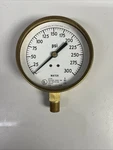 Ashcroft 35-W1005P-02L-XUL 3.5" 0-300 Psi Water Pressure Gauge. Fixed Price $15.26.