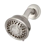 Shower Head Brushed Nickel (5-SPRAY) 1.8GPM Pulsating 5-MIN Install Waterpik Nib. Fixed Price $24.45.