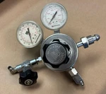 Matheson Regulator 3199968 W/ Gauge 63-3122 0-200PSI 63-6133 0-3000PSI. Fixed Price $105.00.