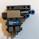 Schunk Mpg 20 Pneumatic Gripper, Jaw: 2MM (4MM Total Stroke) 340009. Fixed Price $99.99.