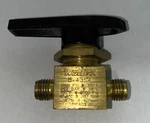 Whitey Swagelok Brass Ball Valve, 1.4 Cv, 1/4" Od Tube, B-43S4 B43S4. Fixed Price $20.00.