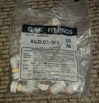 Lot Of New Smc Male Elbow Fittings KQ2L07-36S KQ2L0736S Original Open Bag. Fixed Price $10.99.