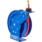 New! 1/4"X35' 300 Psi Spring Retractable Low Pressure Steel Hose Reel!!. Fixed Price $599.95.